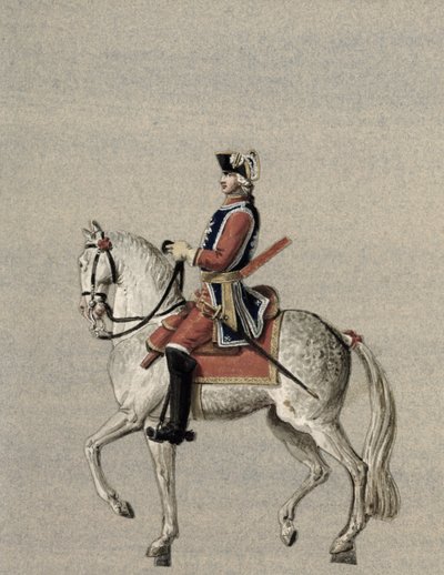 Equestrian portrait of Prince Charles de Beauveau-Craon (1720-93) by Pierre Antoine Lesueur